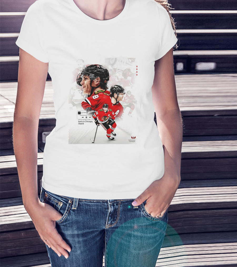 Patrick Kane Chicago Blackhawks Back Where It All Began End Of Beginning 88 T-Shirt