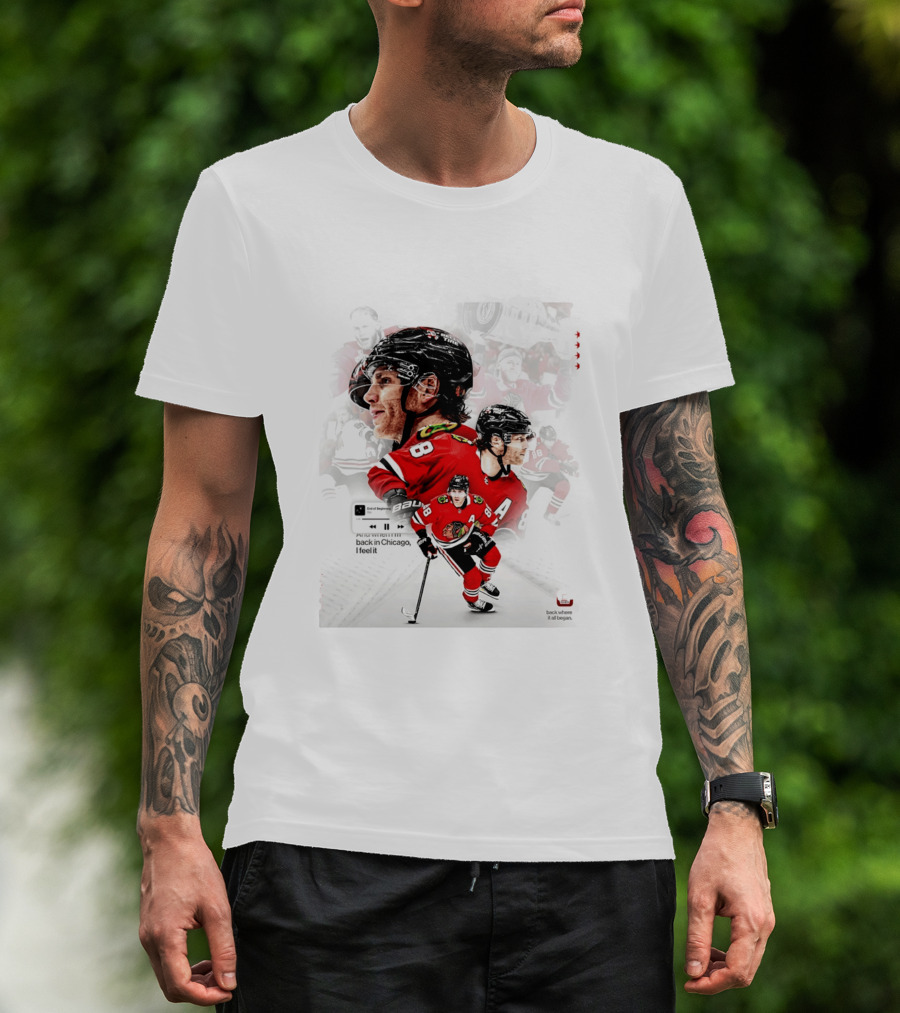Patrick Kane Chicago Blackhawks Back Where It All Began End Of Beginning 88 T-Shirt