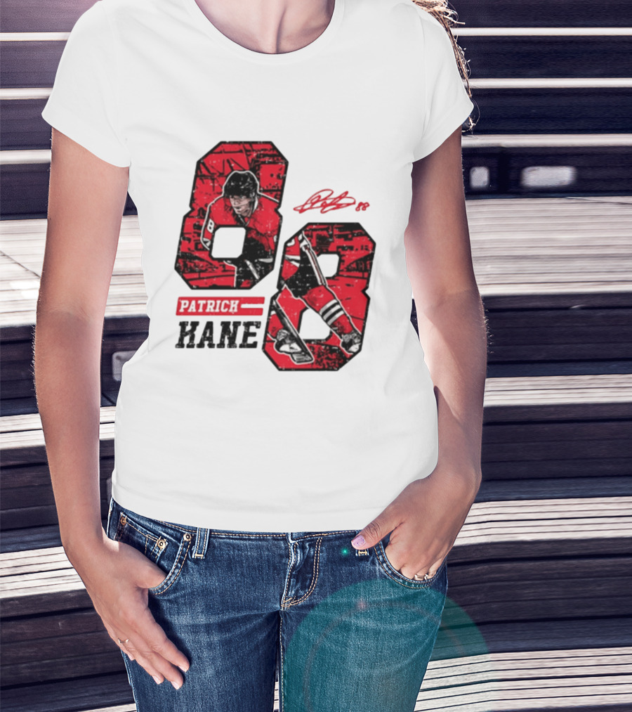 Patrick Kane Chicago Blackhawks 88 Comic Style Collaboration T-Shirt