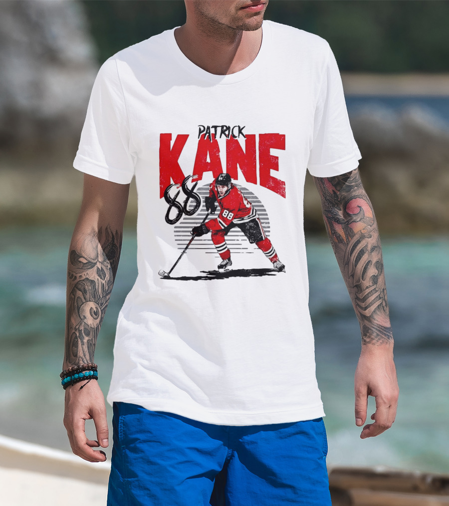 Patrick Kane 88 Chicago Blackhawks Hockey Player Victory T-Shirt
