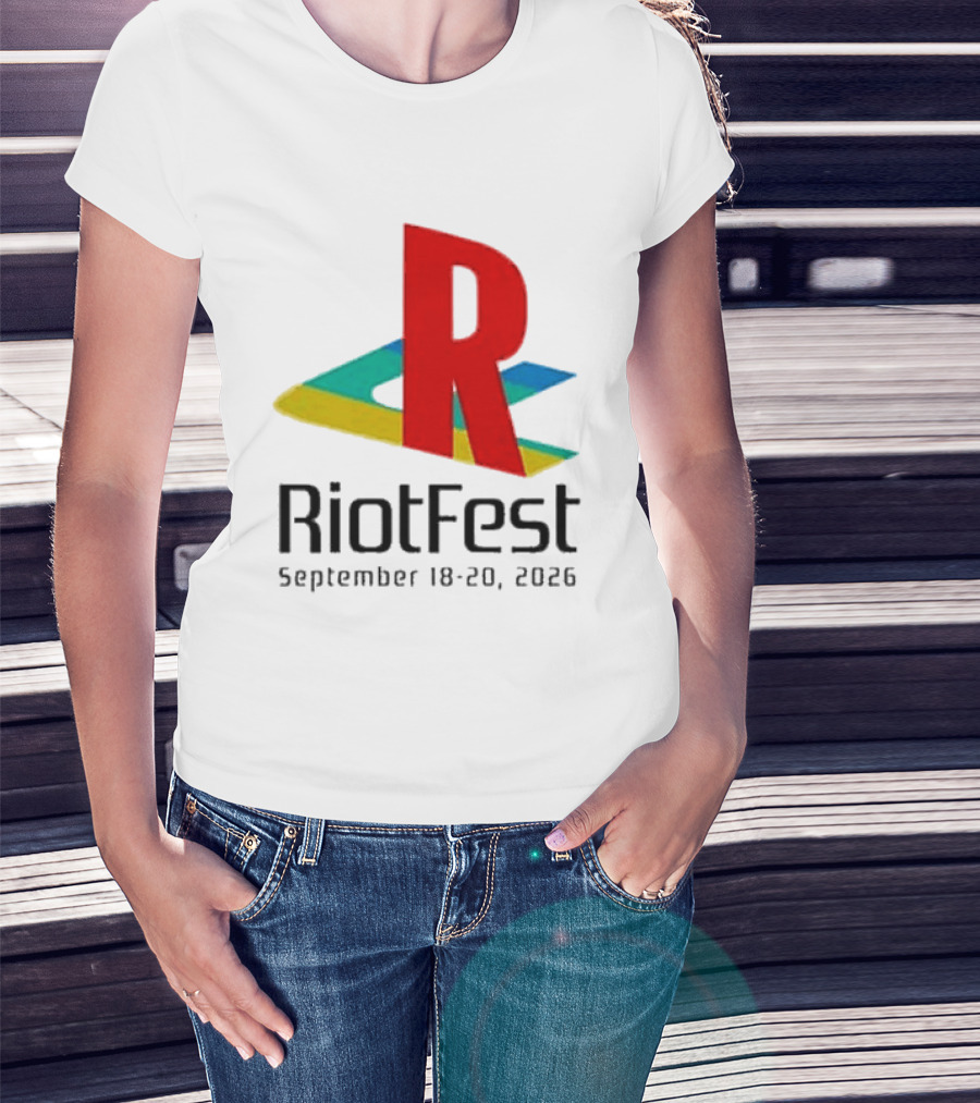 Riot Fest 2026 September 18 20 Colorful R T-Shirt