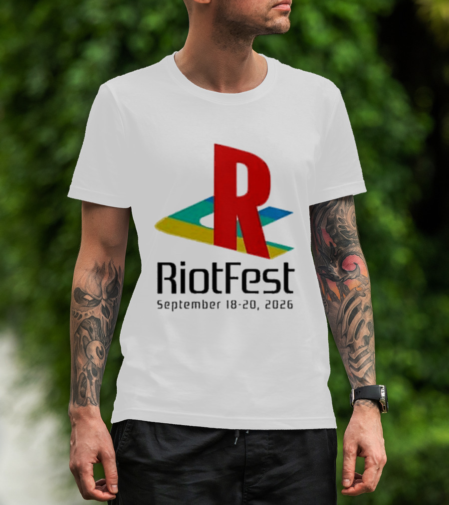 Riot Fest 2026 September 18 20 Colorful R T-Shirt