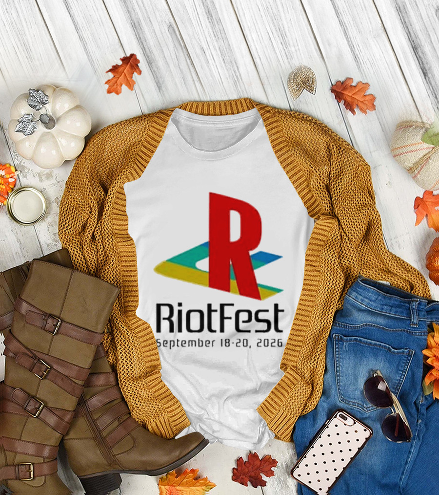 Riot Fest 2026 September 18 20 Colorful R T-Shirt