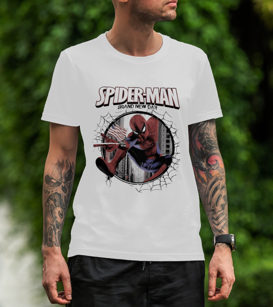 Spider Man Brand New Day Web Slinging T-Shirt