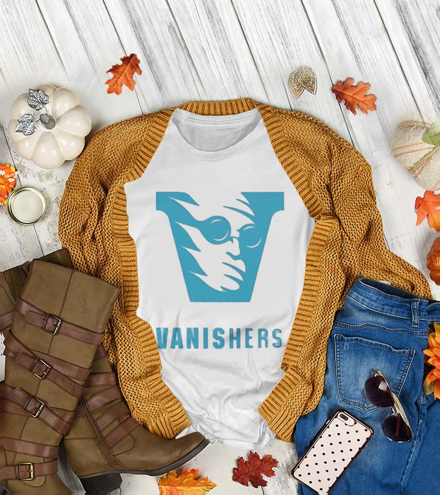 Sussex Vanishers Ghostly Specter Team Vanishers Blue T-Shirt