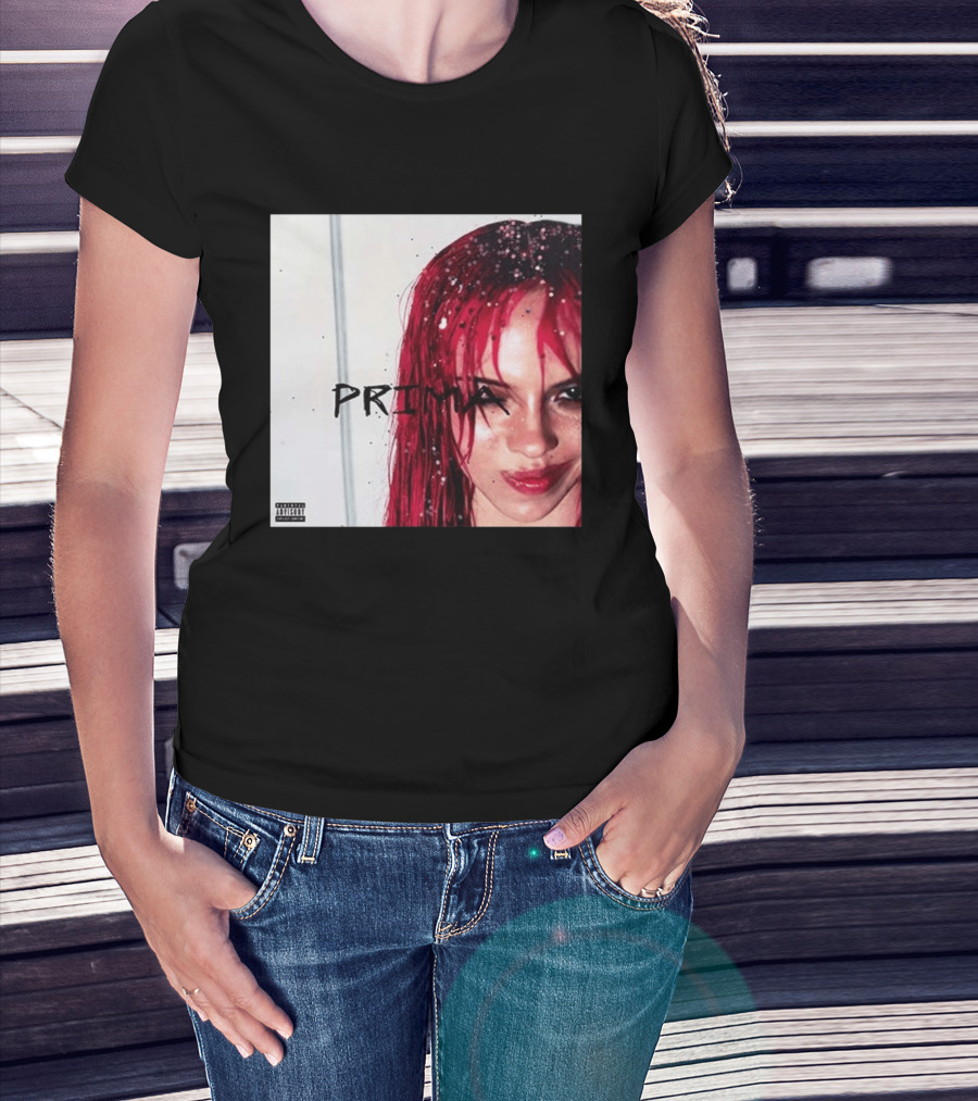 Adela Jergova Prima New Album Cover 2026 Pink Hair T-Shirt