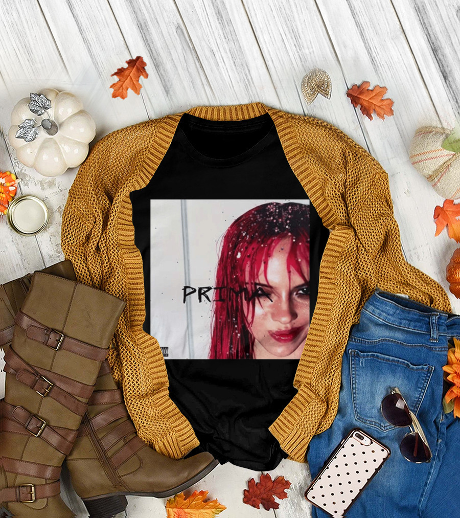 Adela Jergova Prima New Album Cover 2026 Pink Hair T-Shirt