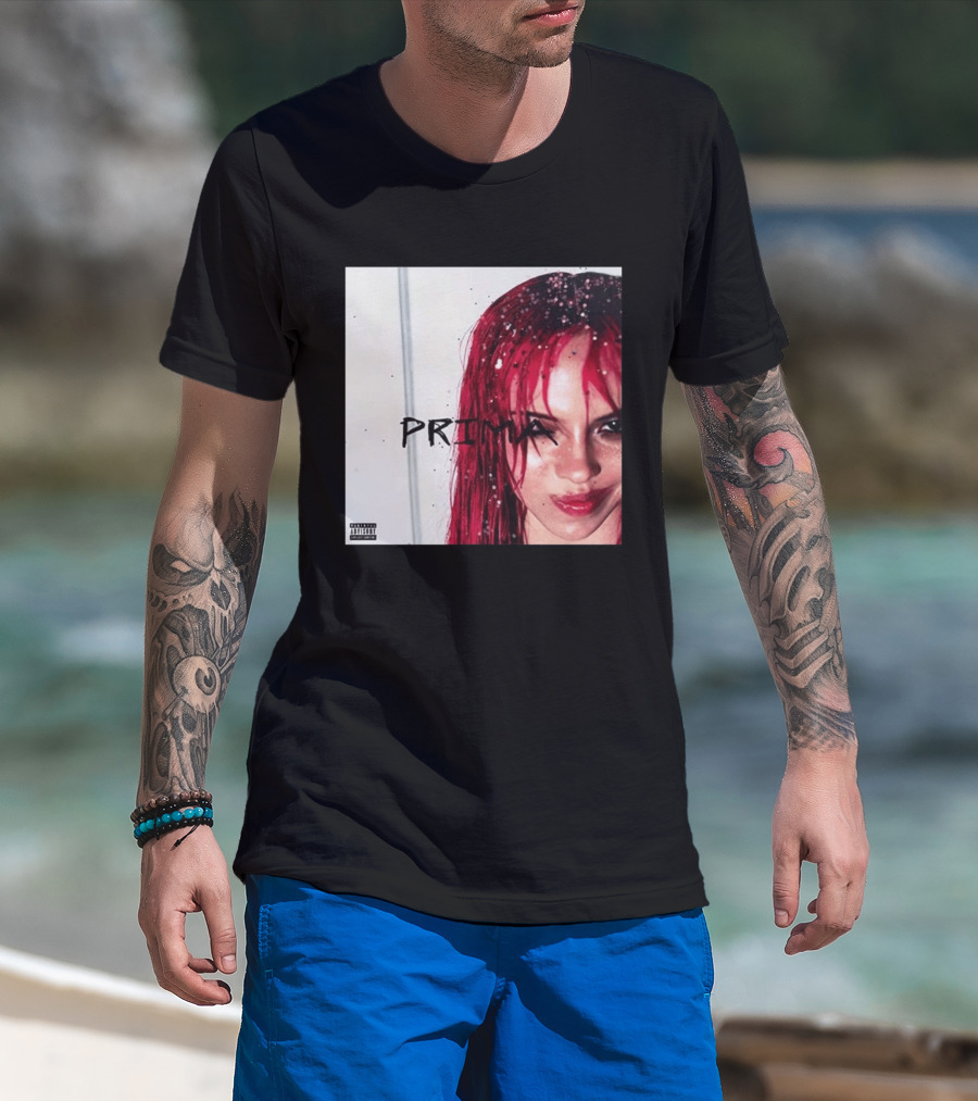 Adela Jergova Prima New Album Cover 2026 Pink Hair T-Shirt