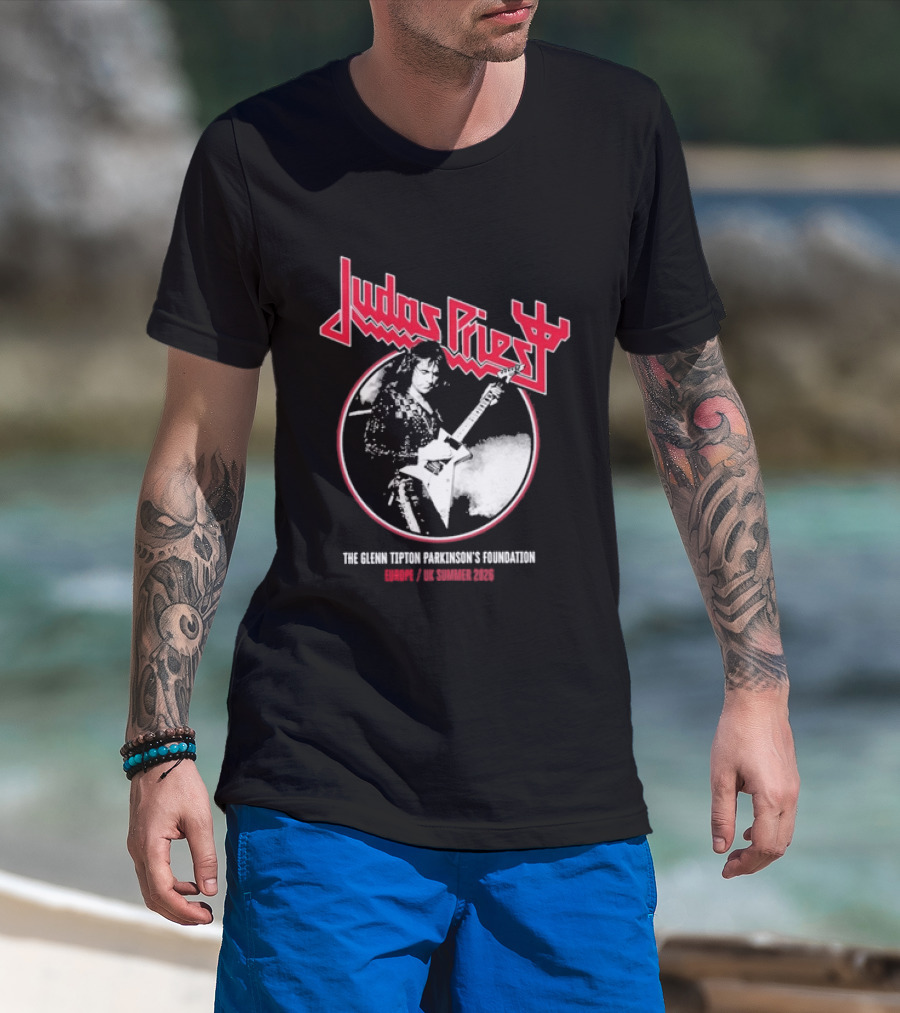 Judas Priest 2026 Faithkeepers European UK Summer Tour Glenn Tipton Foundation 2026 Events T-Shirt