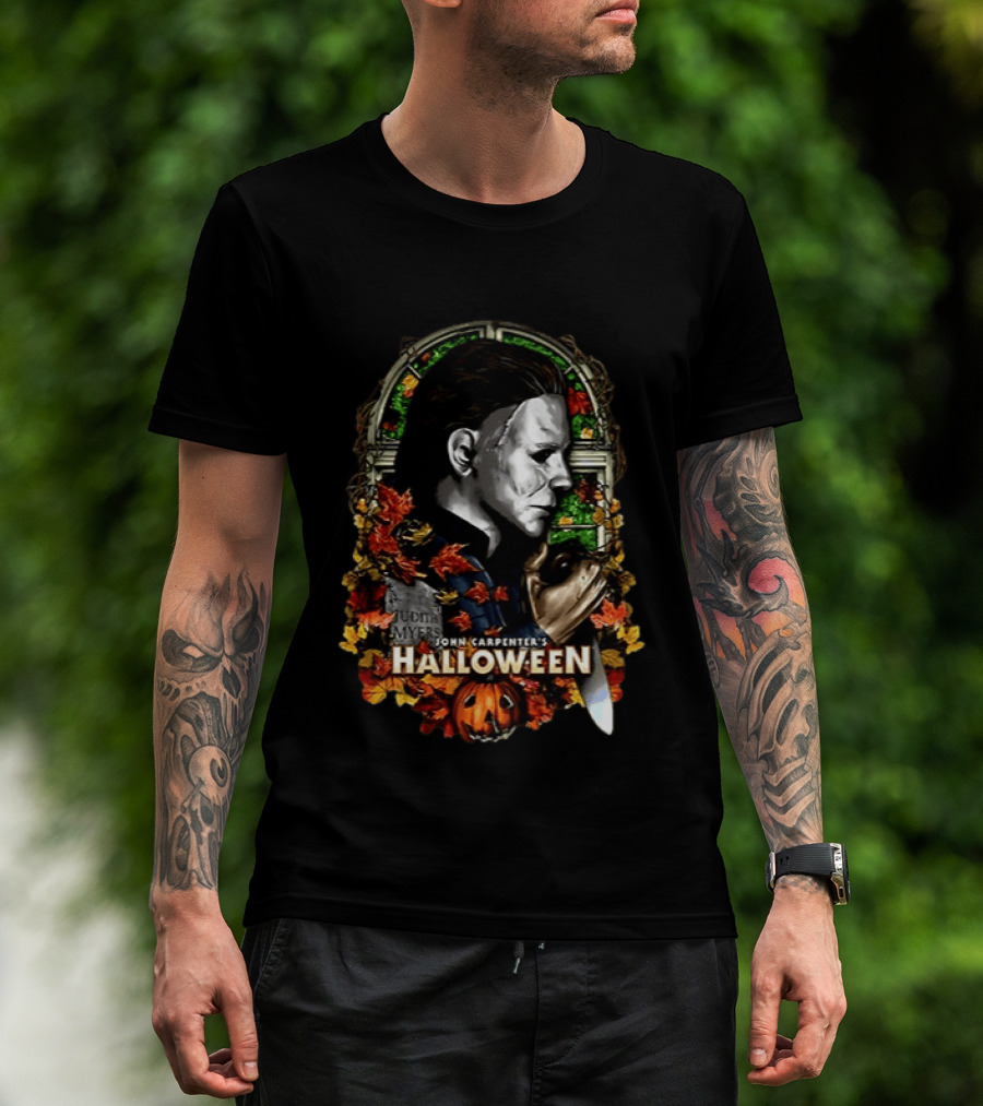 John Carpenter's Halloween Michael Myers 45 Years Of Terror Event T-Shirt