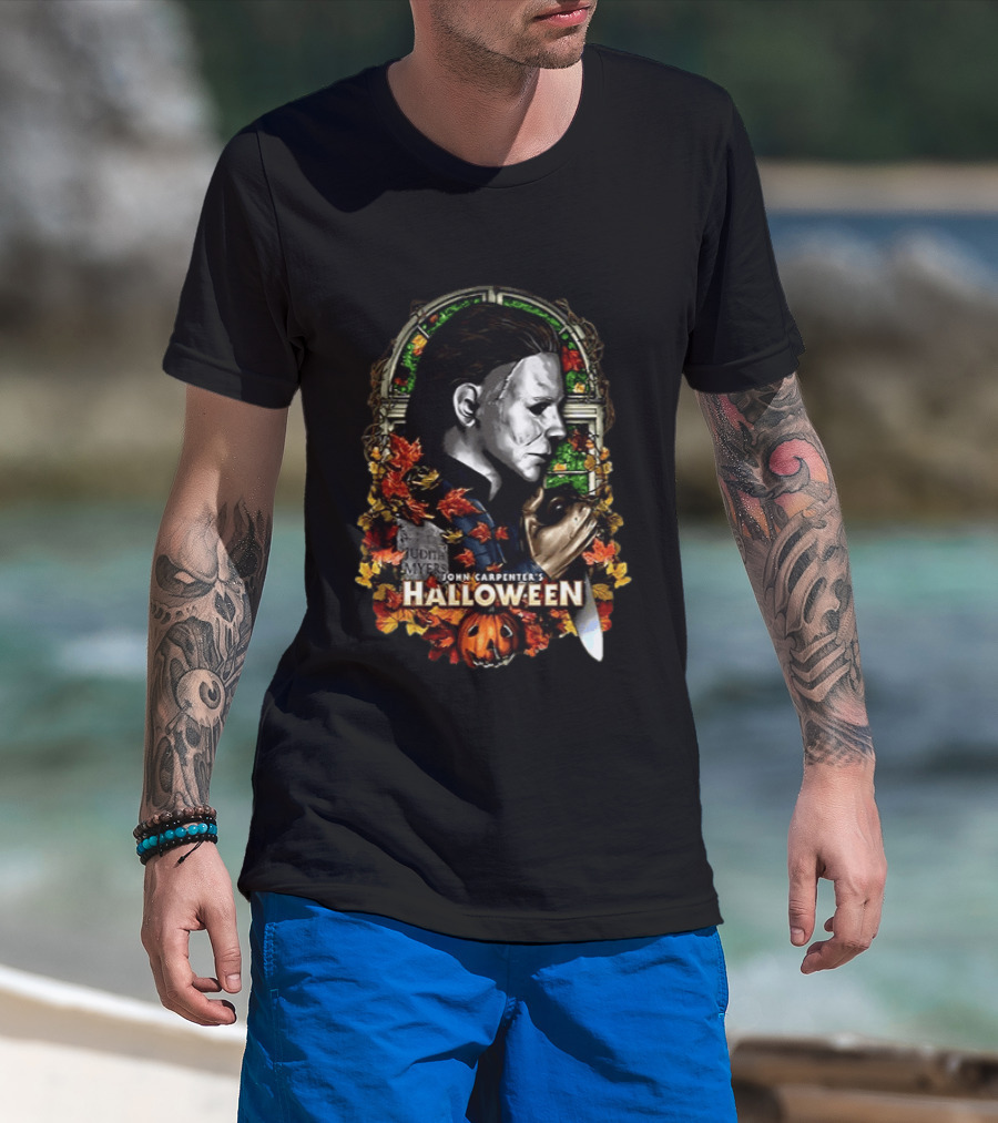John Carpenter's Halloween Michael Myers 45 Years Of Terror Event T-Shirt