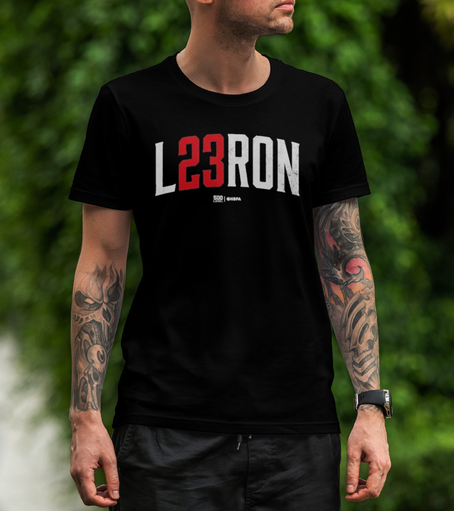 LeBron L23RON 23 Number Sports T-Shirt