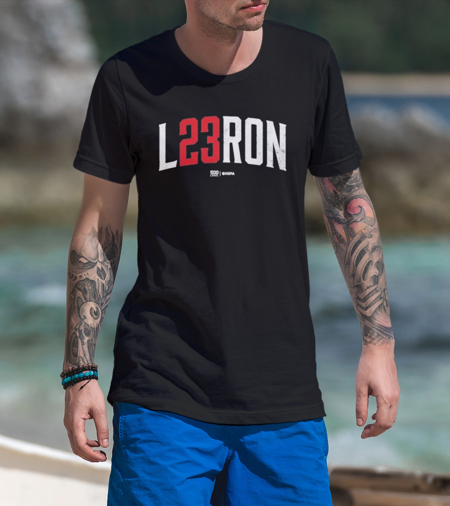 LeBron L23RON 23 Number Sports T-Shirt