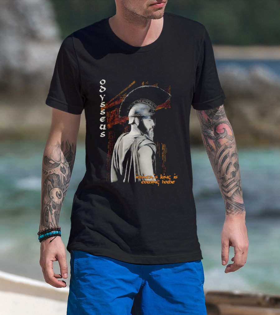 Odysseus Ithaca's King Is Coming Home Spartan Warrior T-Shirt