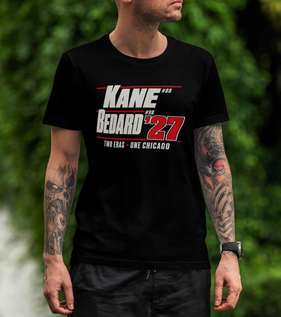 Kane 88 Bedard 98 '27 Two Eras One Chicago T-Shirt