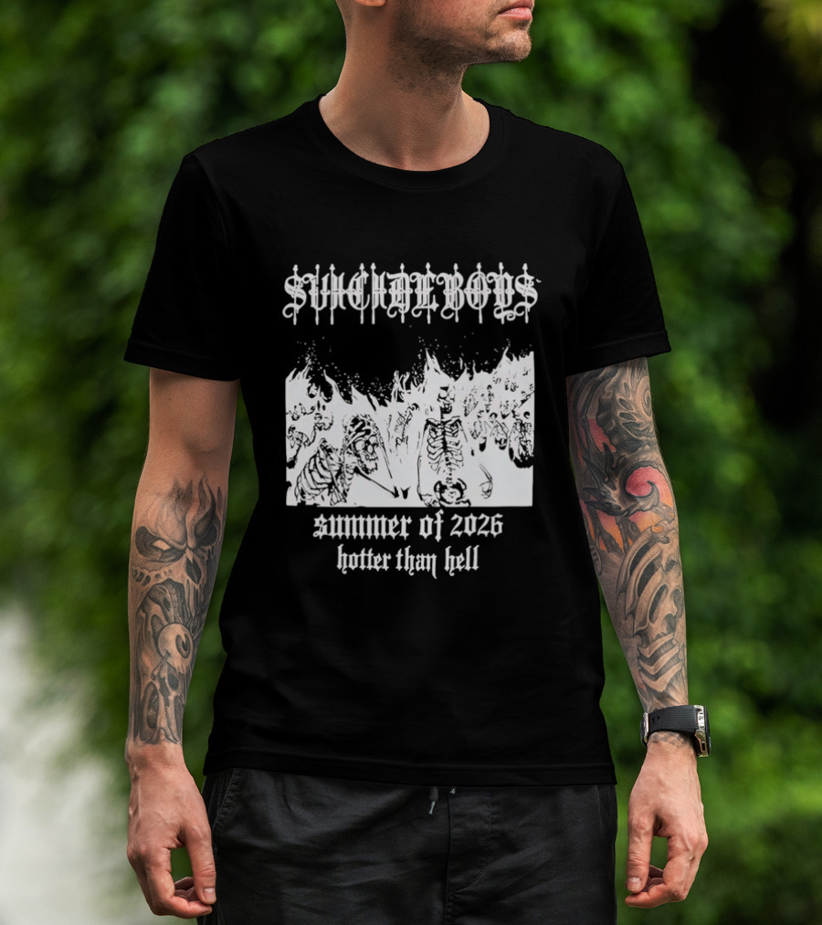 Suicideboys Summer Of 2026 Hotter Than Hell Skeletons T-Shirt