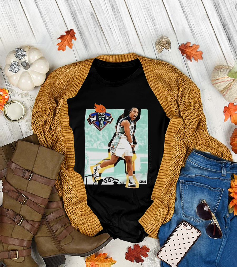 WNBA Legends Teresa Weatherspoon New York Liberty SLAM T-Shirt
