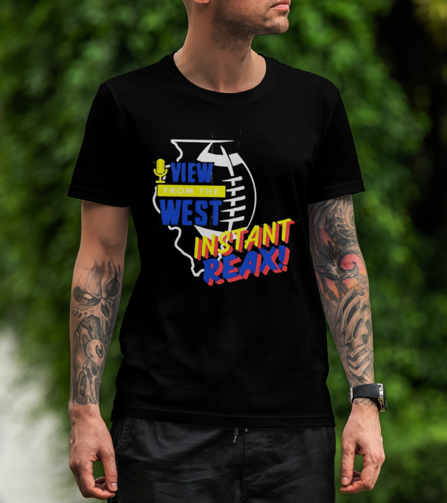 View From The West Instant Reax Illinois Football T-Shirt