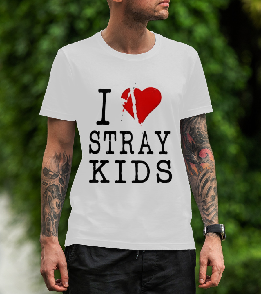 I Love Stray Kids Broken Heart T-Shirt