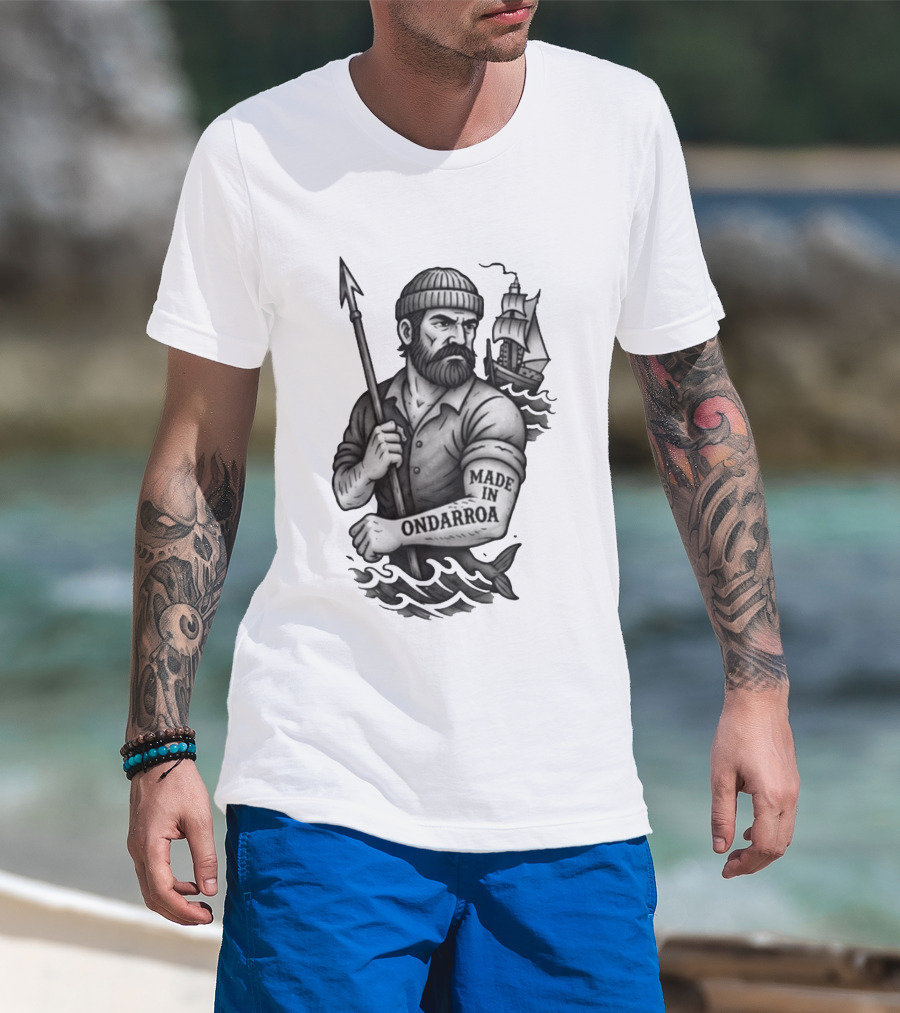 Inigo Martinez Basque Planet Made In Ondarroa Sailor And Ship T-Shirt