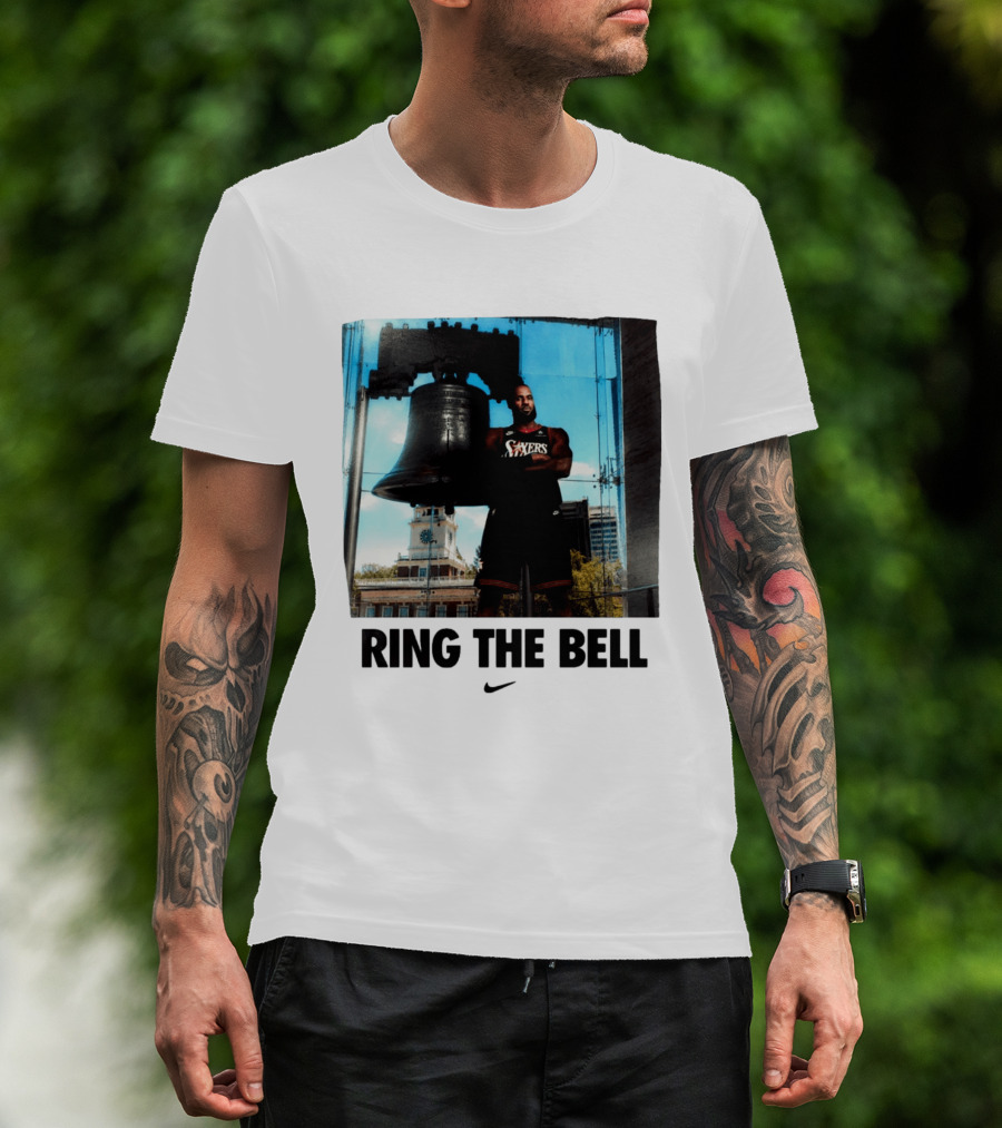 LeBron James Sixers Liberty Bell Ring The Bell T-Shirt