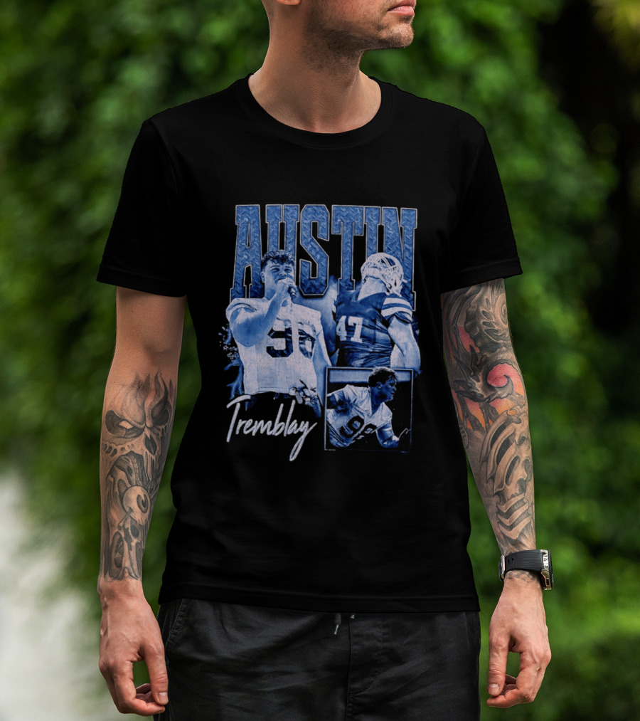 Austin Tremblay Football Austin 36 47 Sports T-Shirt