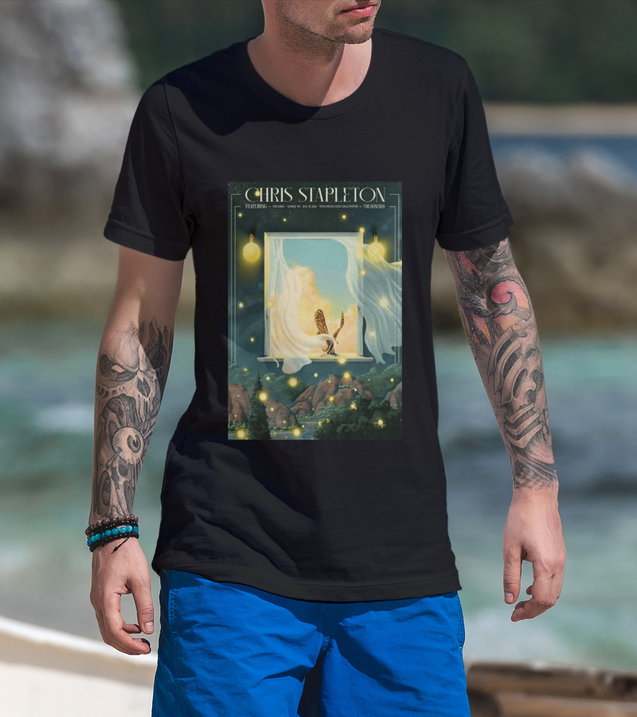 Chris Stapleton Featuring The Gorge George WA July 25 2026 With Special Guest Grace Potter The Honchos T-Shirt
