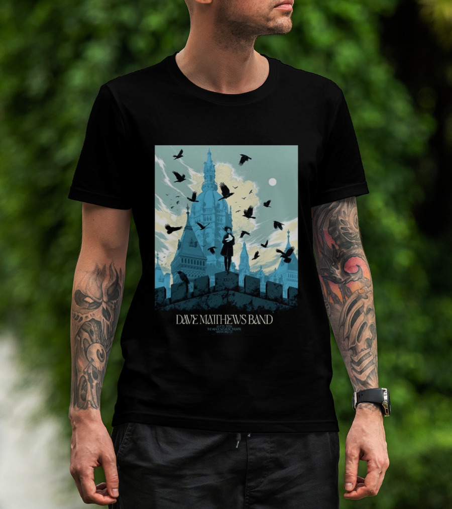 Dave Matthews Band Hartford CT 2026 The Meadows Music Theatre July 25 Event T-Shirt