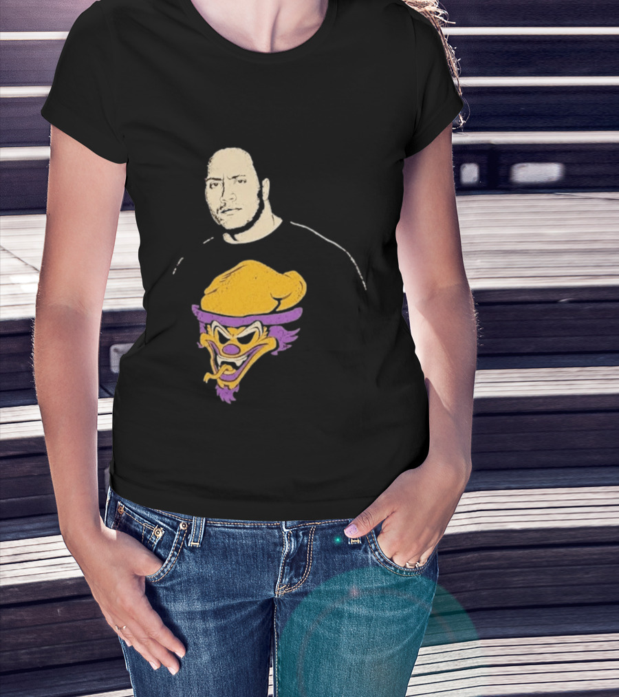 Dwayne Johnson The Rock Insane Clown Posse Collaboration T-Shirt