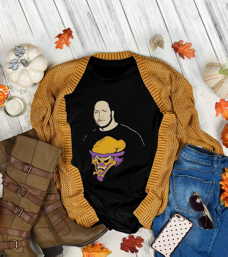 Dwayne Johnson The Rock Insane Clown Posse Collaboration T-Shirt
