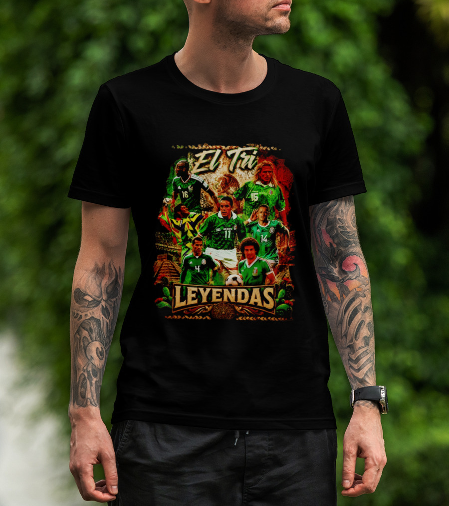 El Tri Leyendas Mexico National Football Team Legend Players T-Shirt