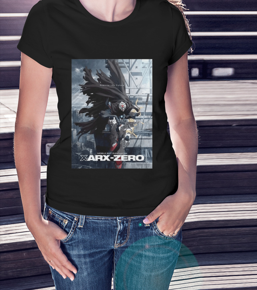 Rewrite The Future Mobile Suit Gundam RG Xarx Zero New Series T-Shirt