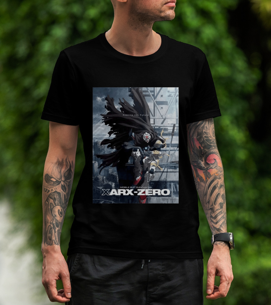 Rewrite The Future Mobile Suit Gundam RG Xarx Zero New Series T-Shirt