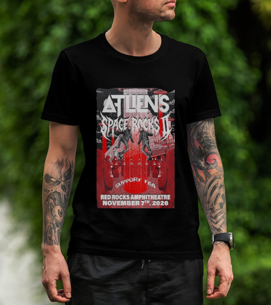 ATLiens Space Rocks II Red Rocks Amphitheatre November 7th 2026 Support TBA T-Shirt