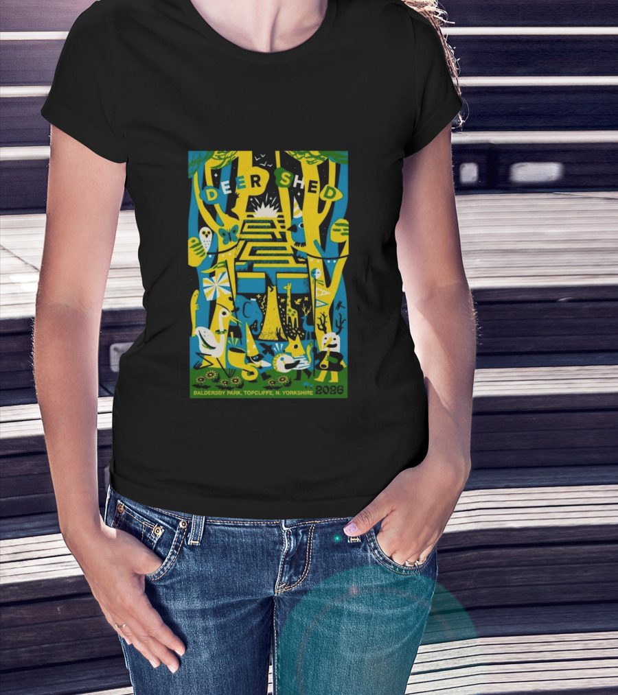 Deer Shed 2026 Baldersby Park Topcliffe N Yorkshire Festival T-Shirt