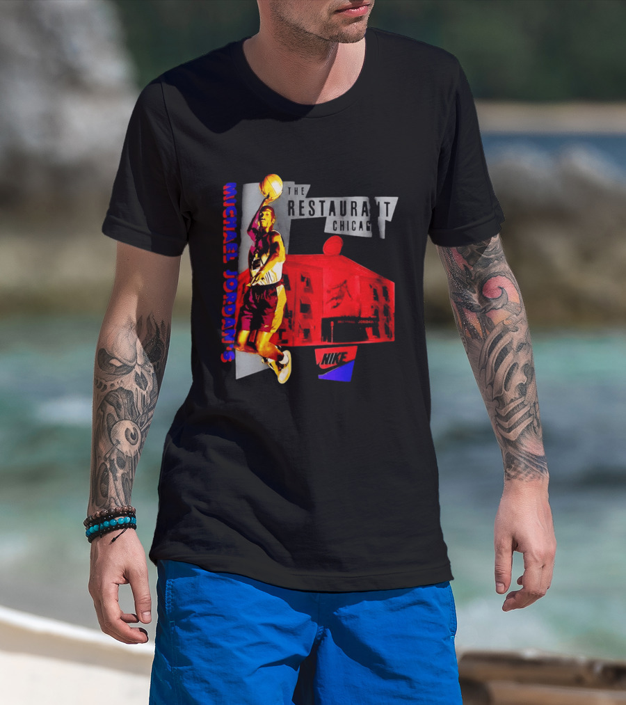 Michael Jordan's Restaurant Chicago Nike Basketball T-Shirt