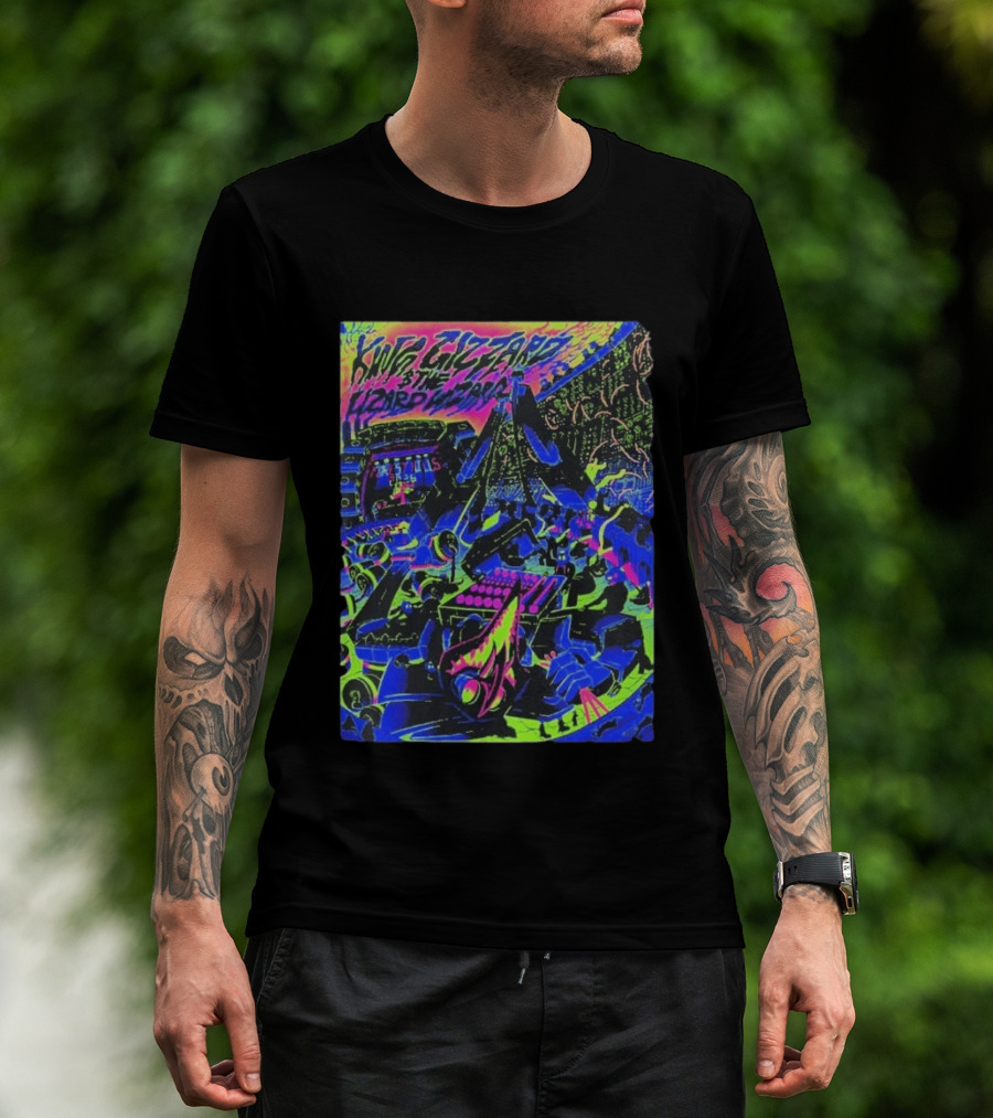King Gizzard And The Lizard Wizard Live At Forest Hills Stadium August 20 2026 T-Shirt