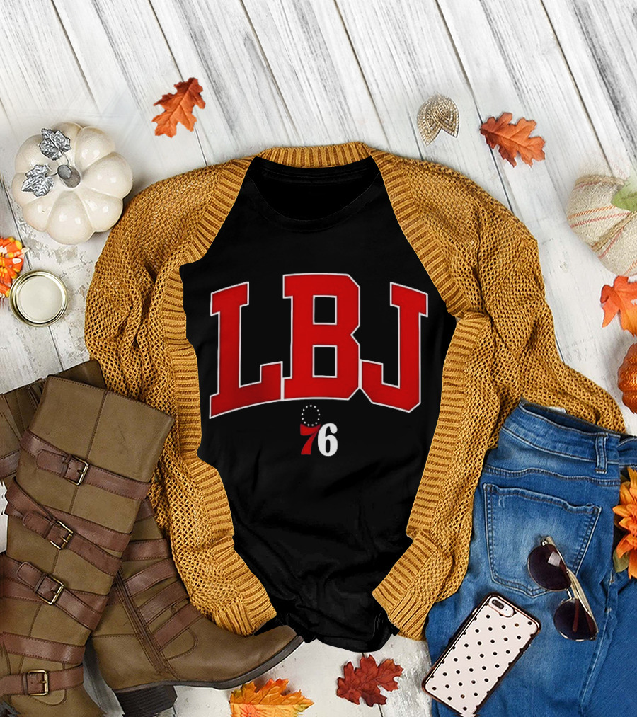 LBJ Philadelphia 76ers 76 Basketball T-Shirt