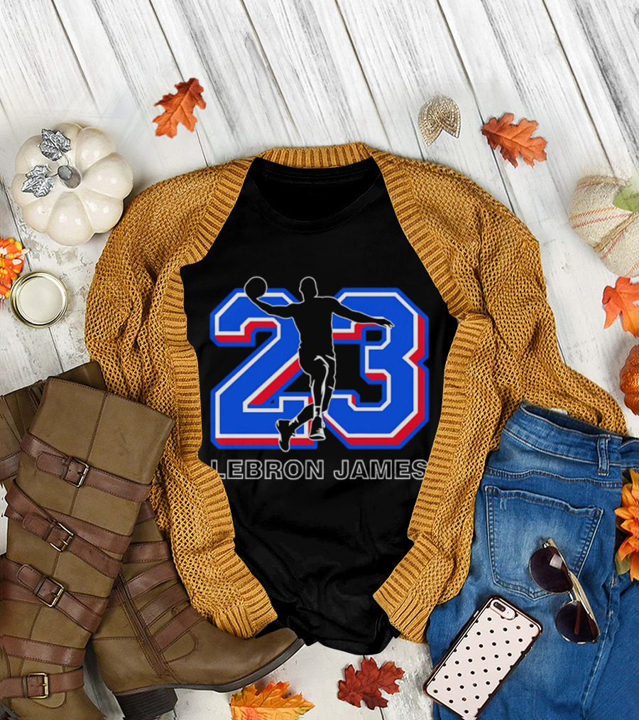 LeBron James 23 Basketball Dunk T-Shirt