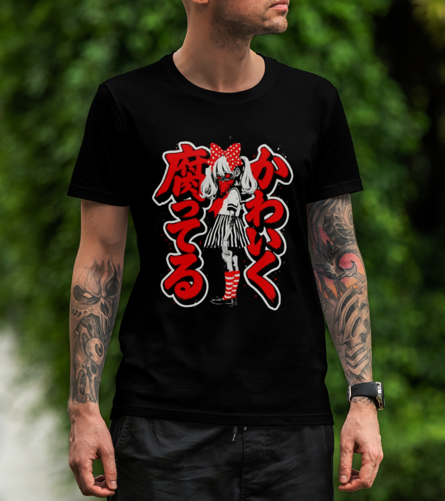 Horror Anime Manga Aesthetics Japanese T-Shirt