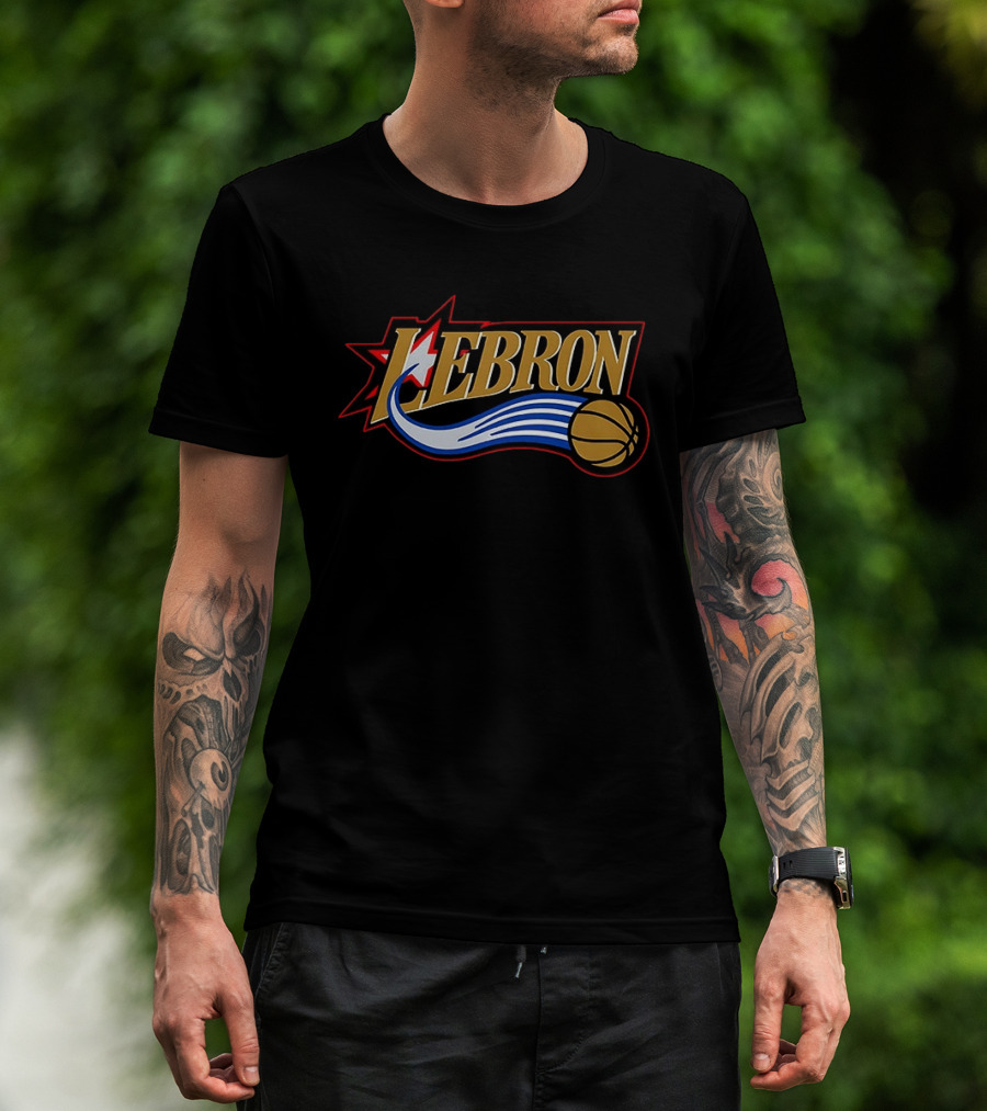 LeBron James Philadelphia 76ers NBA Crossover Concept T-Shirt