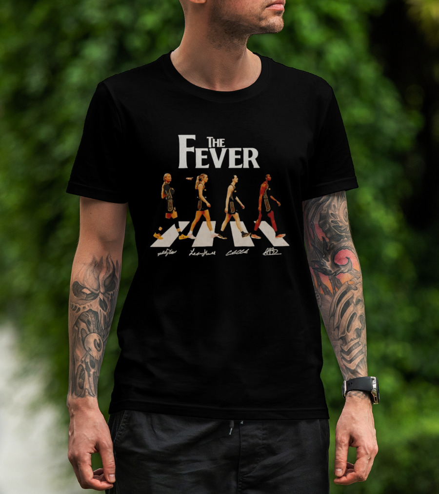The Fever Abbey Road Signatures Clark Cunningham Hull Boston T-Shirt