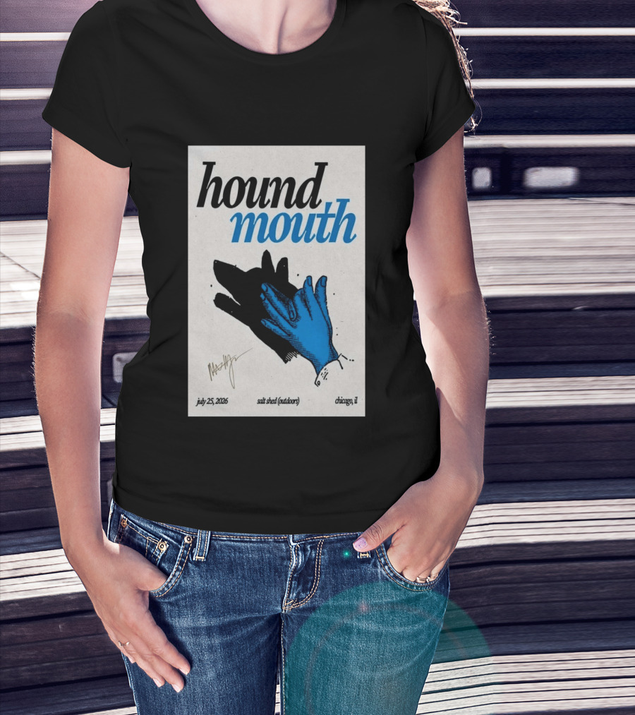 Hound Mouth July 25 2026 Salt Shed Chicago IL Outdoors T-Shirt