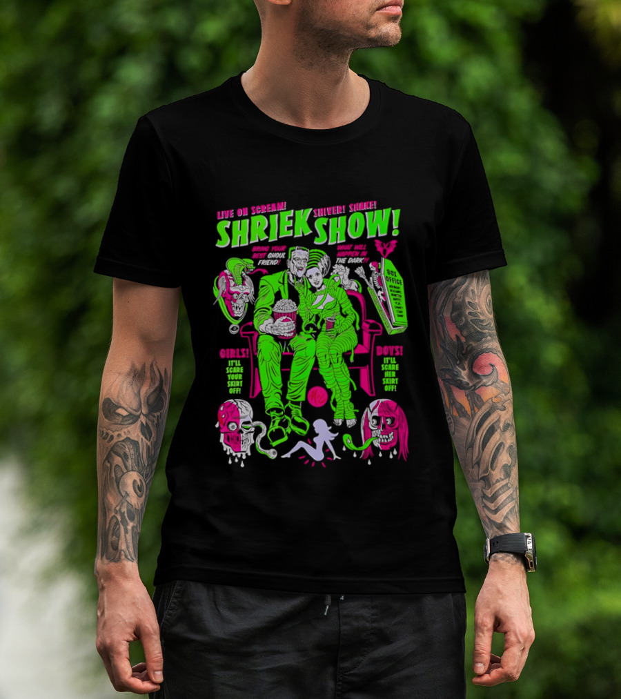 Live On Scream Shriek Show Bring Your Best Ghoul Friend Scariest Scores Songs Skins T-Shirt