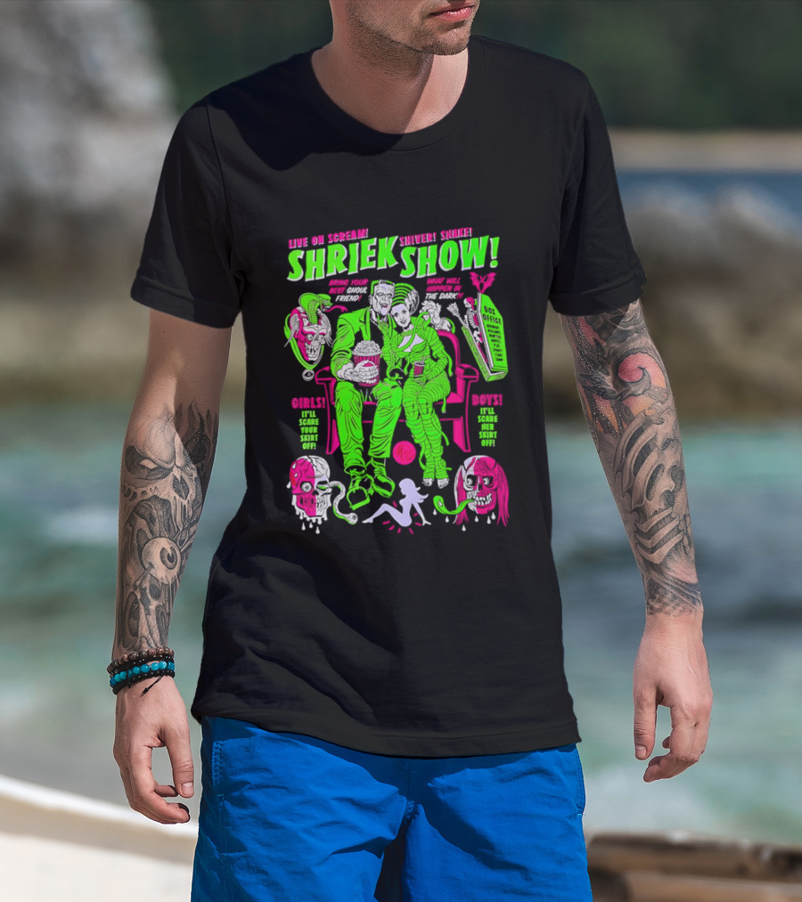 Live On Scream Shriek Show Bring Your Best Ghoul Friend Scariest Scores Songs Skins T-Shirt