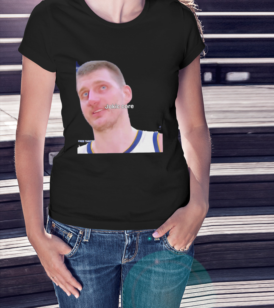 Jokic Core Nikola Jokic Free Throw Basketball T-Shirt