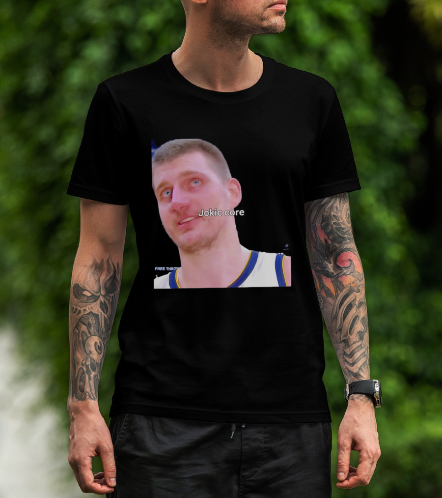 Jokic Core Nikola Jokic Free Throw Basketball T-Shirt