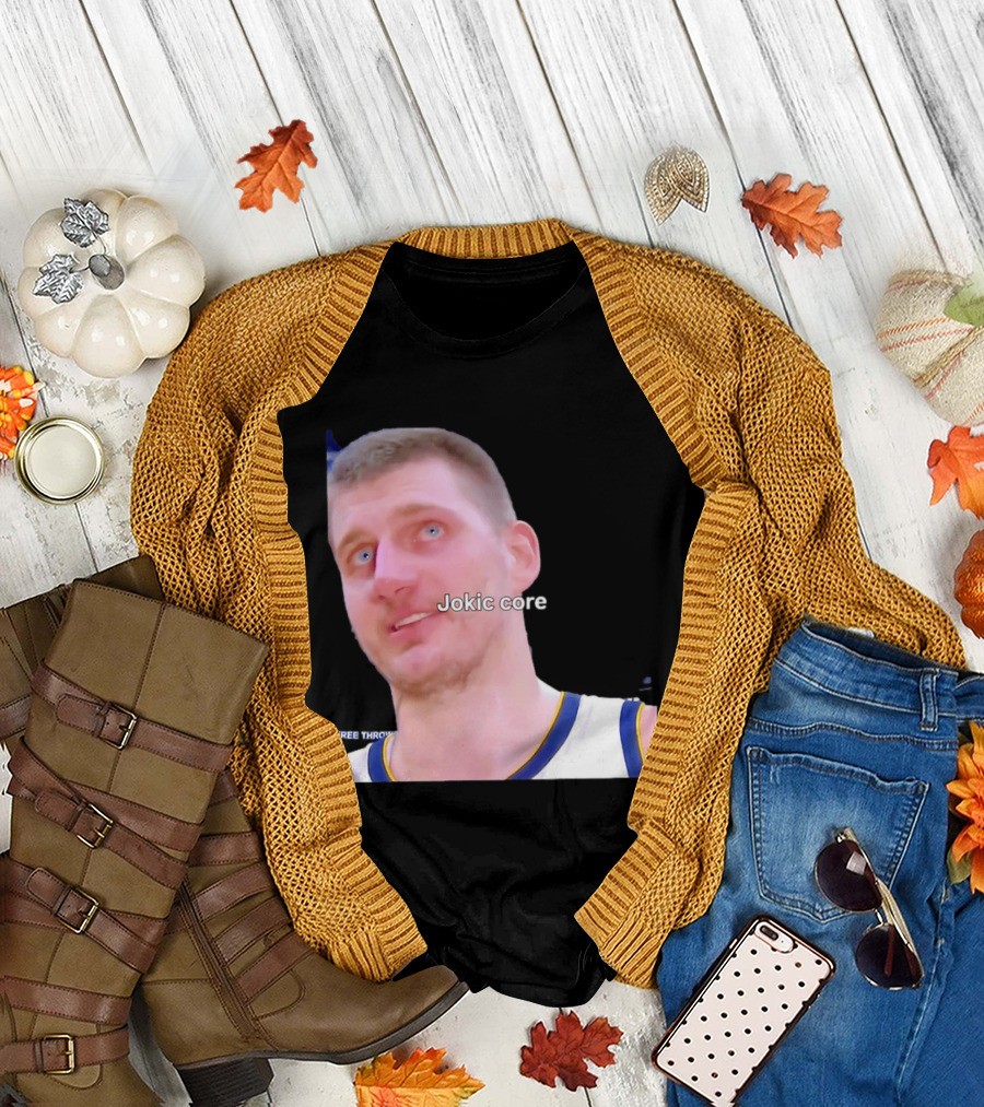 Jokic Core Nikola Jokic Free Throw Basketball T-Shirt