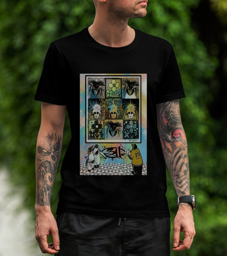 311 July 25 2026 Pittsburgh PA Penguins And Flowers By PaleoDesigns T-Shirt