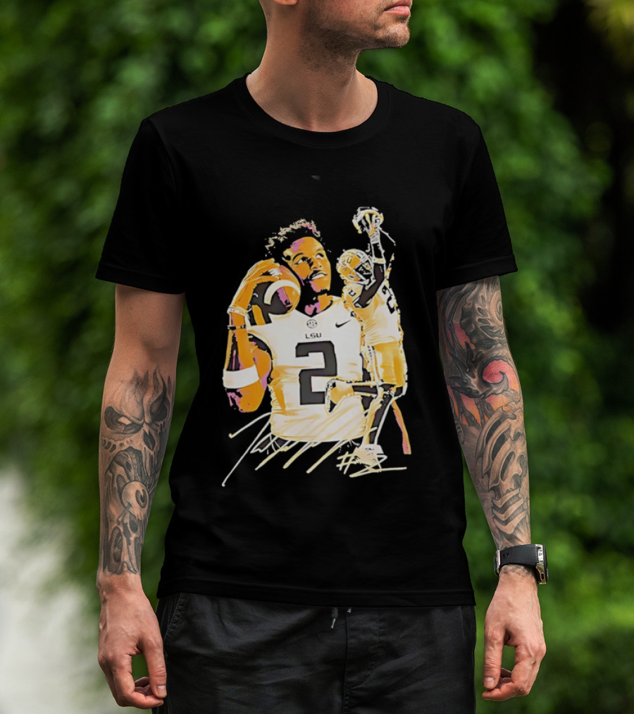 Odell Beckham Jr. LSU Tigers Football Number 2 NCAA T-Shirt